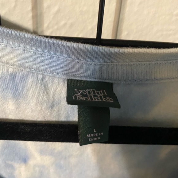 Cropped Tie Dye Ruffle Top - Picture 3 of 3